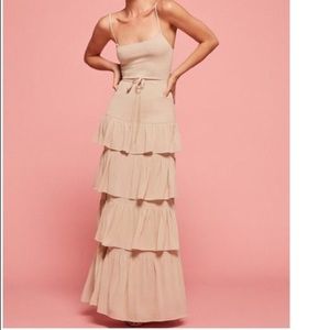 REFORMATION foxglove dress DYED Marigold